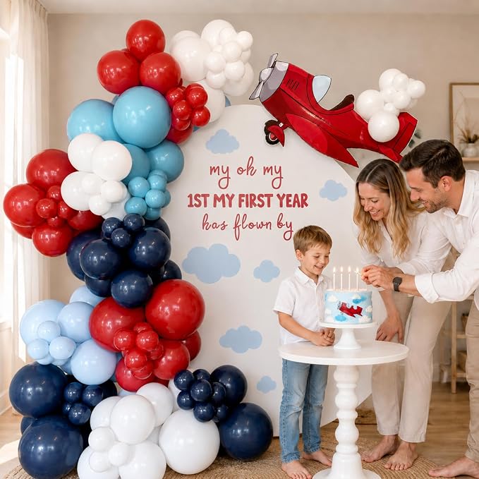 Red Blue White Balloon - Image 5