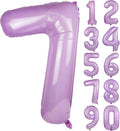 40" Macaron Purple Number 7 Balloons Helium Foil Mylar Balloon Digit 7 | by Exquisitehighqualitypartydecorationstomeetyoureveryneed%EF%BC%81