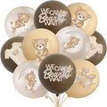 24Pcs Bear Balloons for We Can Beary Wait Baby Shower Decorations 12inch by Unknown