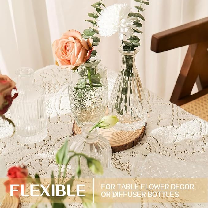 Glass Bud Vase Set of 32PCS Wedding Centerpieces - Image 5