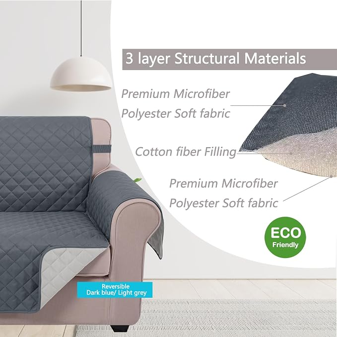 U-NICE HOME Loveseat Sofa Cover - Image 4