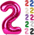 Hot Pink Number 2 Balloon 40 Inch by IWERP