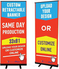 Custom Retractable Banner with Aluminum Frame by Unknown