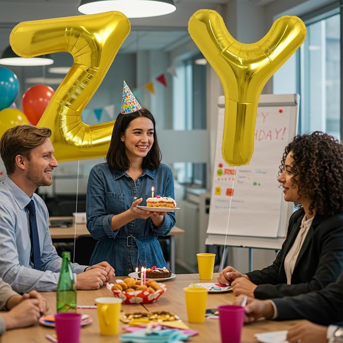 TONIFUL 40 Inch Large Gold Letter Y Foil Balloons Alphabet Balloons | Giant - Image 5