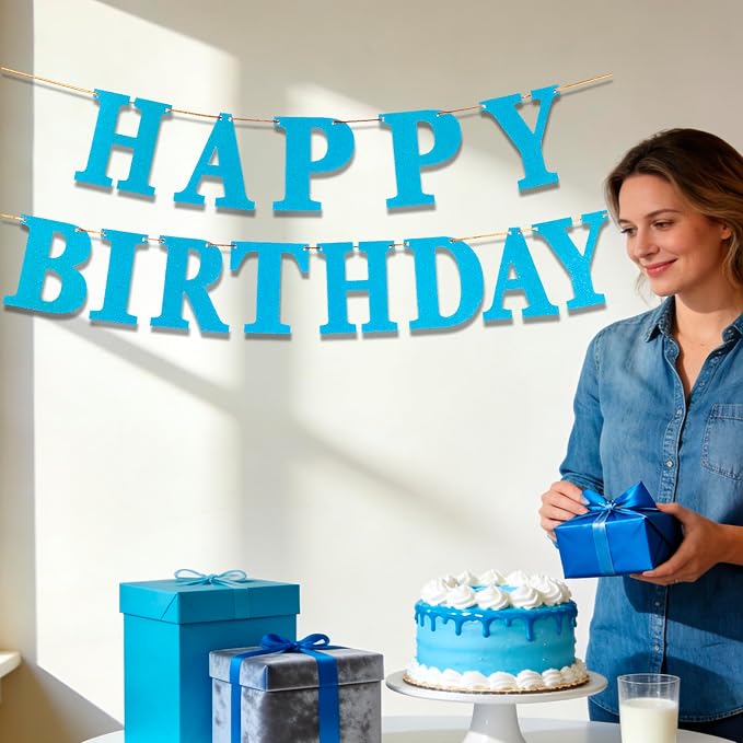 Happy Birthday Banner for Birthday Party Decorations - Image 3