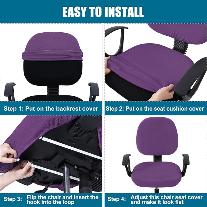 Smiry Office Computer Chair Covers - Image 7