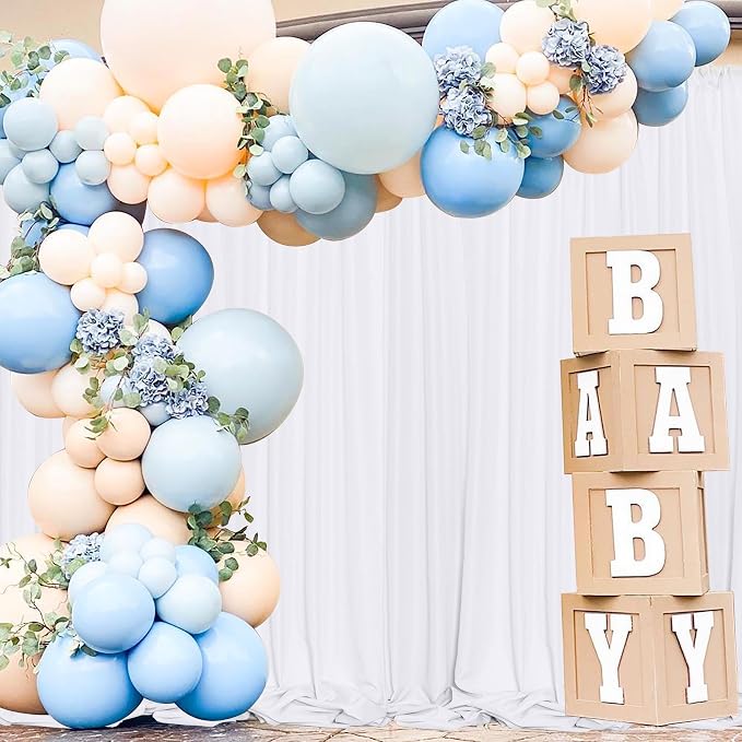 White Backdrop Curtains for Parties Valentine's Day- 10ft x 8ft White Curtains - Image 8
