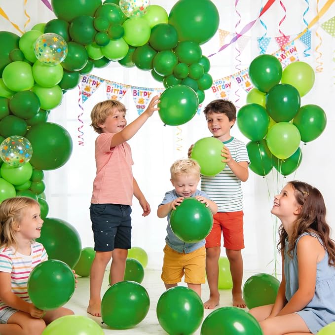 110pcs Green Balloon 12 inch - Image 6