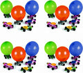 Fun Express Car Balloon Launcher Toy Set of 12 Race Car Balloons | Balloon by FunExpress