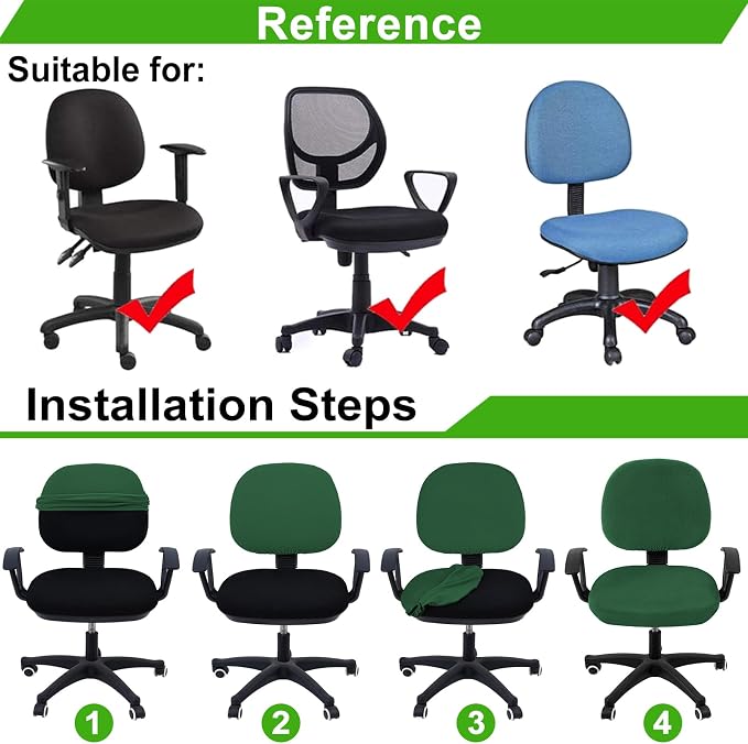 Smiry Office Computer Chair Covers - Image 6