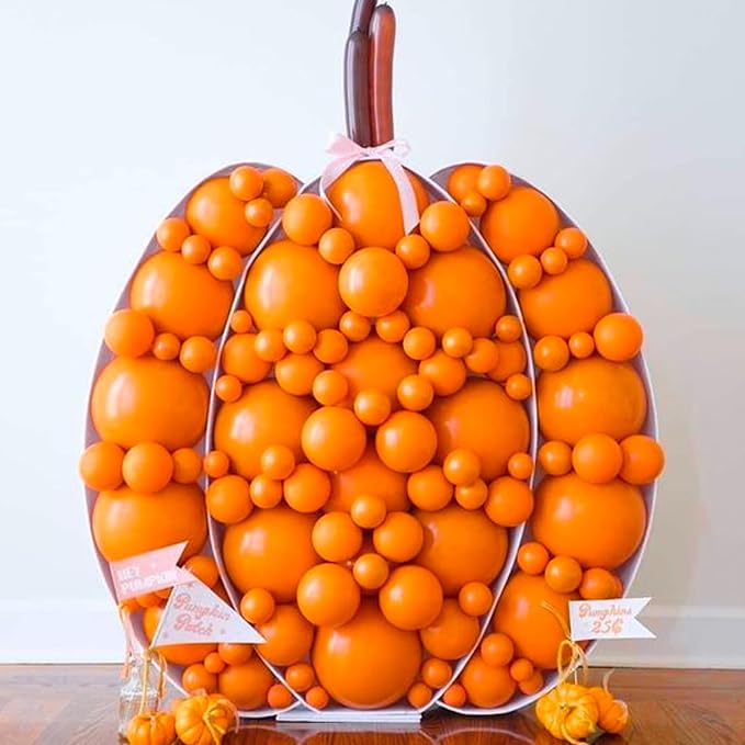 PartyWoo Orange Balloons 101pcs 12 Inch Fall Latex Helium Balloons - Image 6