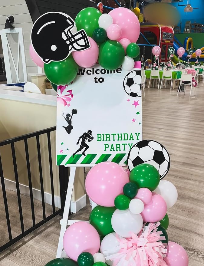Pink and Green Balloons, Dark Pink Balloons - Image 3