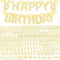 167Pcs DIY Glitter Customizable Banner Kit Custom Banners DIY Happy Birthday by WELITTCON