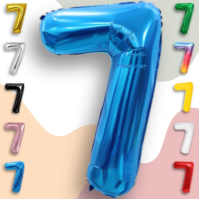 Black Number 0 to 9 Mylar Balloon 40 Inch - Image 4