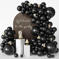 Black Balloons 125 Pcs Different Sizes 18 12 10 5 Inch Black Balloon Arch Kit by Searchbyoccasioncolorsize