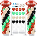 Kasyat 2 Sets Football Balloon Column Stand Kit Football Balloon Arch Garland by Kasyat