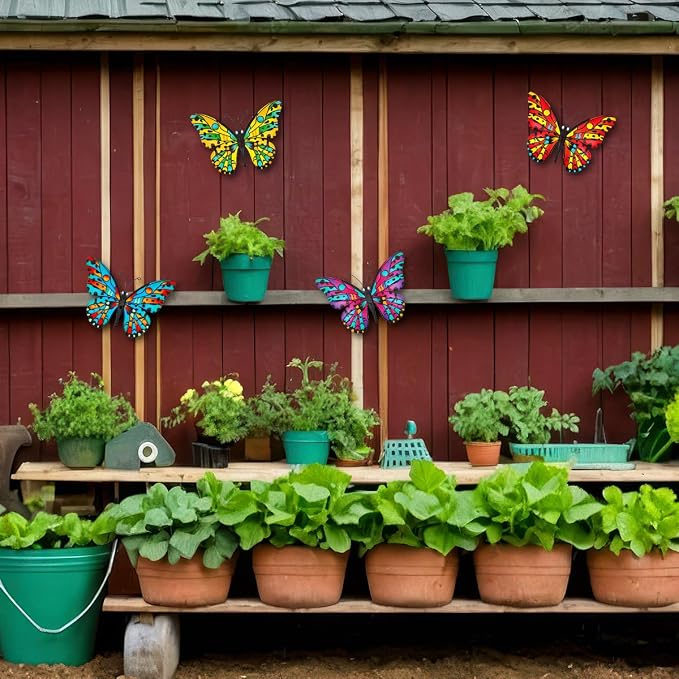 Metal Butterfly Wall Decor - Image 3