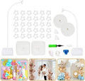 Bazen 2PK 8.2FT & 6FT Balloon Arch Stand White by Bazen