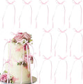 Ephlyn 30Pcs Bow Cupcake Toppers Valentine's Bowknot Ribbons Coquette Bow High by Ephlyn