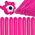260 Hot Pink Long Balloons for Balloon Garland Thickening Skinny Latex Twisting by Kawkalsh