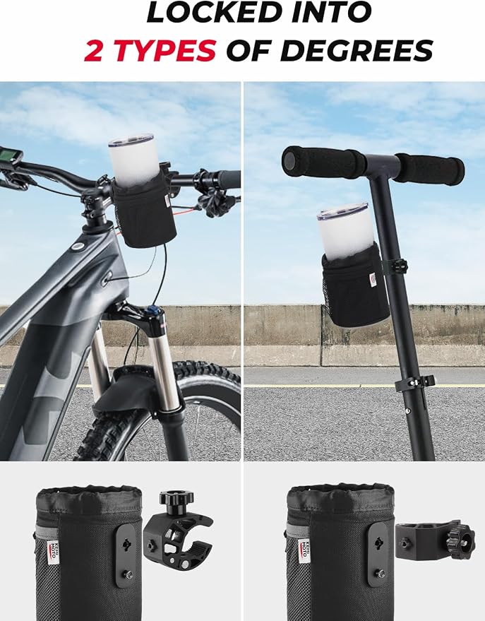 KEMIMOTO Motorcycle Cup Holder, Oxford Fabric Motorcycle Drink Holder - Image 4