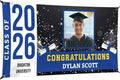 Graduation Banner, Personalized Class of 2026 Photo Graduation Decorations by MySignCenter