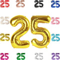 Gold Number 25 Balloon 40 Inch by IWERP