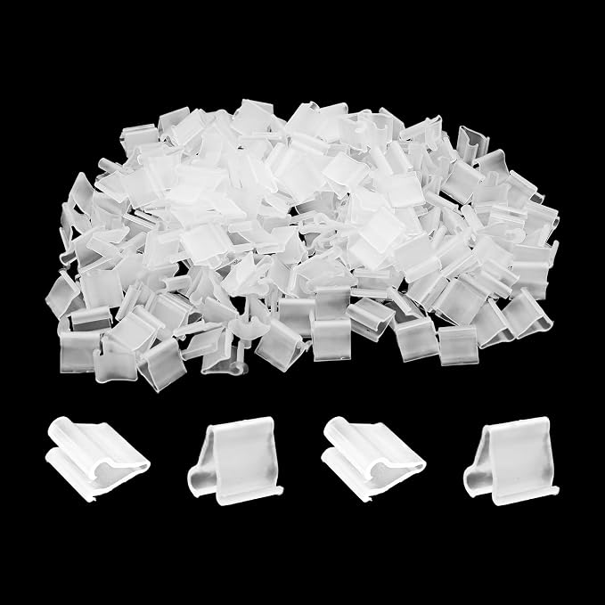 200PCS V-Shaped Transparent Plastic Balloon Clips by Unknown
