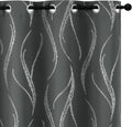 Yakamok Dark Grey Blackout Curtains by Yakamok