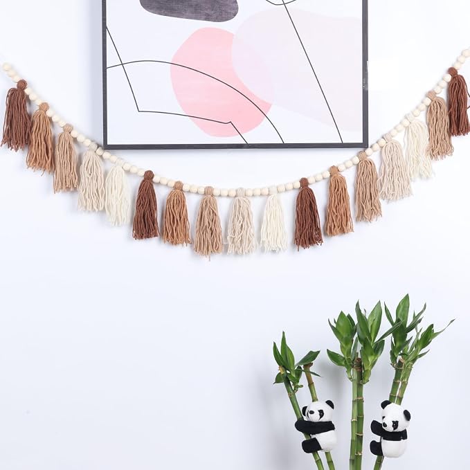 Boho Tassel Garland, Boho Tassel Garland Party Decor - Image 6