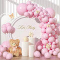 Pastel Pink Balloons Different Sizes 135pcs 18 12 10 5 Inch Light Pink Balloon by YISHEBAPA