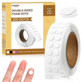 400 PCs 1mm Thin Double Sided Foam Dots 0.3" Adhesive Foam Tape by Unknown