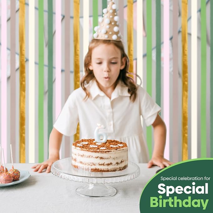 6 Sage Green Streamers, 492ft Pack of Crepe Paper Party Decorations | Each roll - Image 5