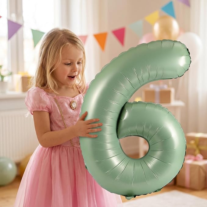 YPSelected 32 Inch Large Foil Helium Number Balloon Birthday Wedding Party 0-9 - Image 3