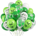 FunHot Dinosaur Balloons, 12 Inch Fruit Green White Latex Balloons, Leaf by FunHot
