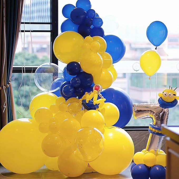 Voircoloria 105pcs Lemon Yellow Party Latex Balloons, 12inch | - Image 4