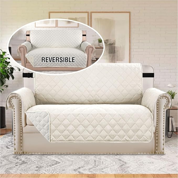H.VERSAILTEX Sofa Protector for Dogs/Cats/Pets Sofa Covers Slipcover Quilted - Image 3