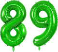 Number 89 Balloons for 89th Birthday Party Decorations, 0-100 Large No.89 by Joycard