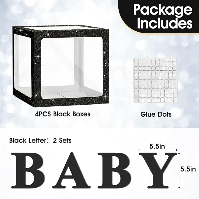 Ledido Baby Boxes with Letters for Baby Shower Decorations - Image 4