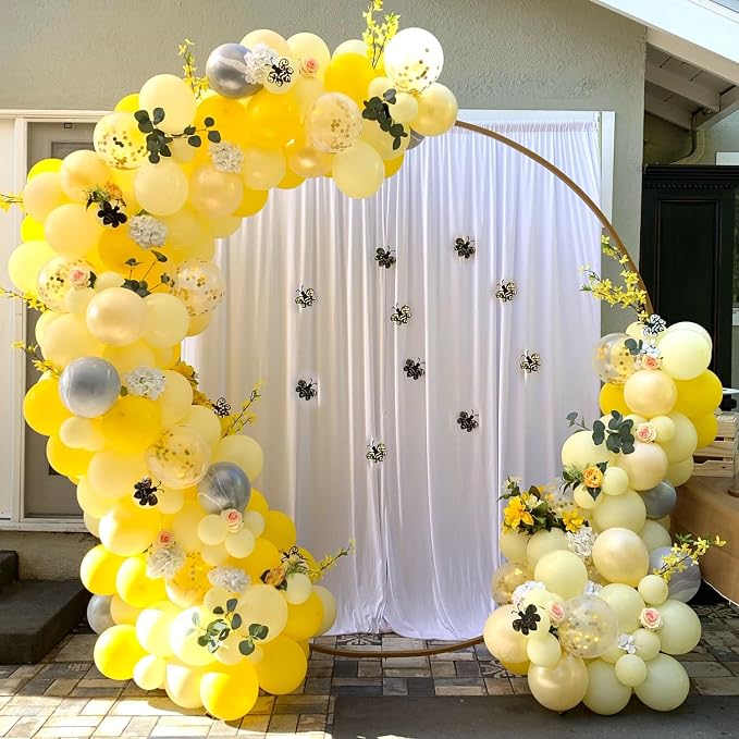 110pcs Yellow Balloons 12 Inch Latex Balloon - Image 3