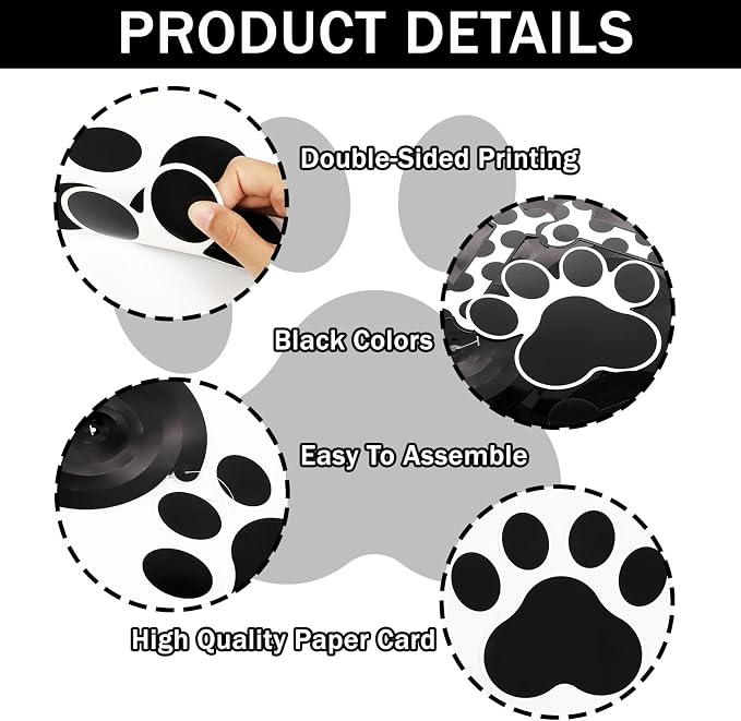 60PCS Dog Birthday Party Decorations Puppy Birthday Decorations Dog Party - Image 3