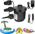 Air Pump for Inflatables, Portable Quick-Fill Electric Air Mattress Pump by Flanney