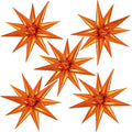 60 Pcs Star Balloons Explosion 12 Point Foil Cone Balloons Magic Balloon Large by TOTAFAM