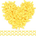 Yellow Mini Bows 1.57" 100PCS Small Satin Ribbon Bows by Loomeshribbonforcrafts%EF%BC%81