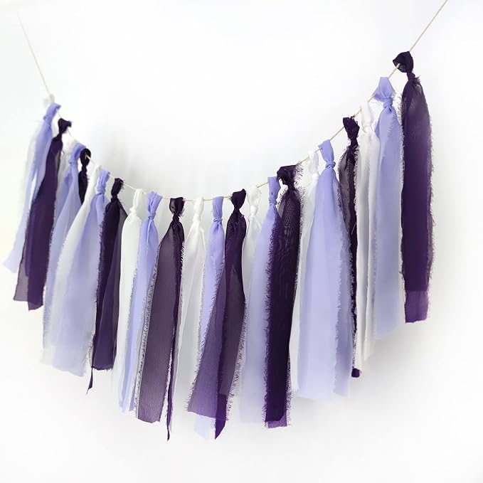 Chiffon Tsaasel Garland for Wedding Tea Party by Mybbshower