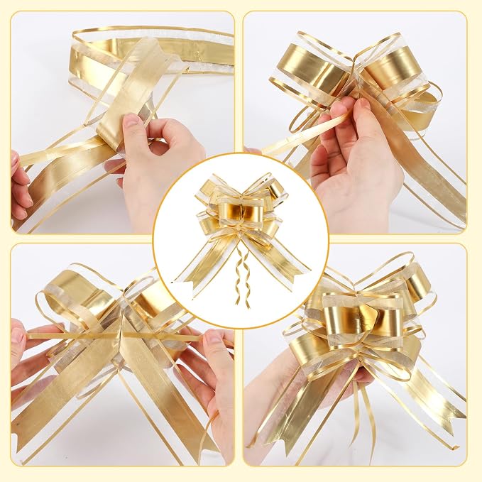 COQOFA 10 Pieces Large Cello/Cellophane Bags 16x 24 Inches Clear Basket Gift - Image 6