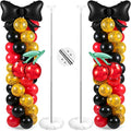 Arrowbash 2 Sets 165 Pcs Cheetah Print Cherry Balloon Column Kit by Arrowbash