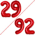 Number 29 Balloons for 29th Birthday Party Decorations, 42 Inch Jumbo Foil by GOER
