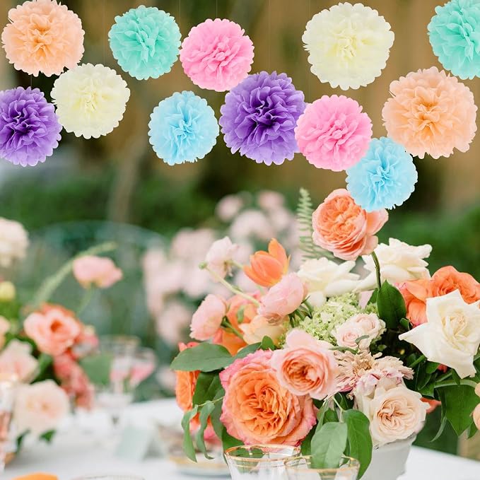 BestoFun 16Pcs Pastel Party Decorations - Image 7