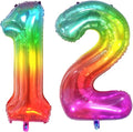 40 inch digital balloon, Jelly Color, Number 12 by TNCDJKPA